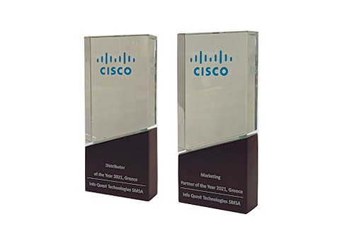 H Info Quest Technologies βραβεύεται από τη Cisco Hellas ως « Distributor of the Year 2021» και «Marketing Partner of the Year 2021» 