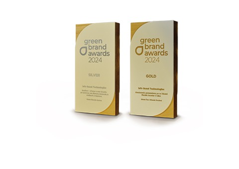 Διπλή βράβευση για την Info Quest Technologies στα Green Brand Awards 2024